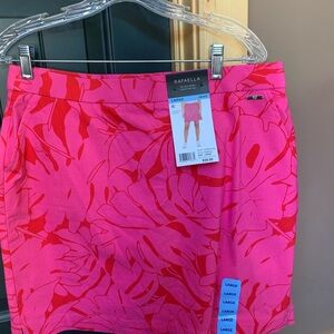 Bright pink skort